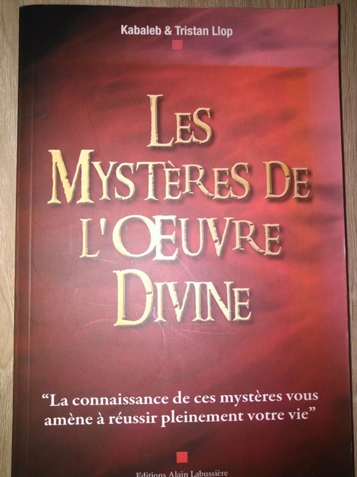 Livre - les mystères de l'oeuvre divine - Kabaleb et Tristan llop