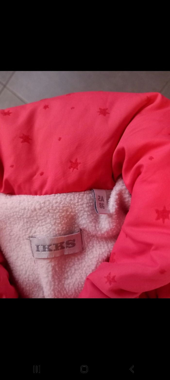 Manteau rose ikks 2 ans - photo numéro 3