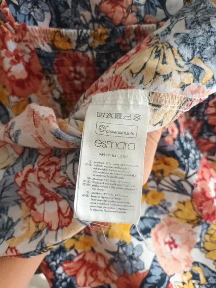 Robe en lin et coton taille 38 - photo numéro 5