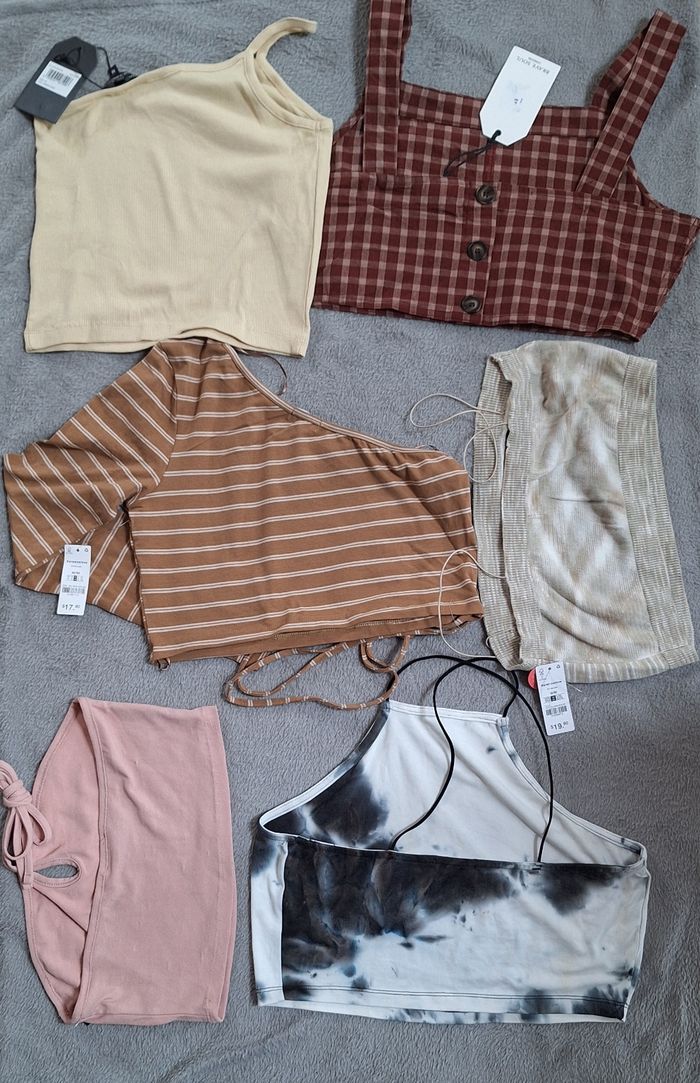 Lot de 6 crop tops neufs taille M avec ou sans étiquettes - photo numéro 6