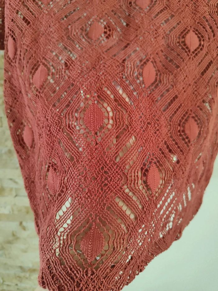 Haut bordeaux Zara taille L - photo numéro 3