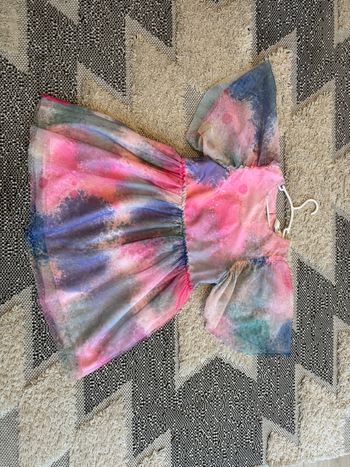 Robe en tulle mésh h&m