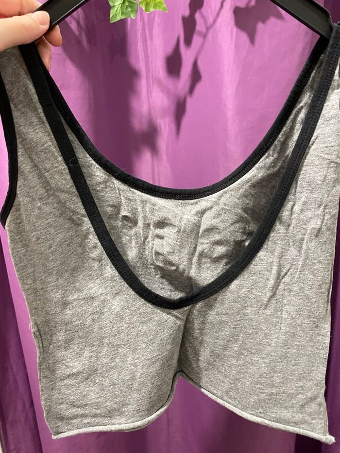 Top court gris Fresh - photo numéro 3