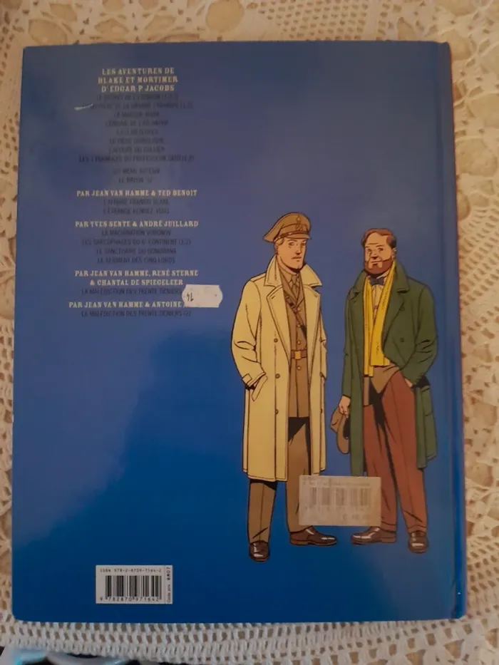Blake et Mortimer : bande dessinée "Le serment des cinq lords" - photo numéro 2