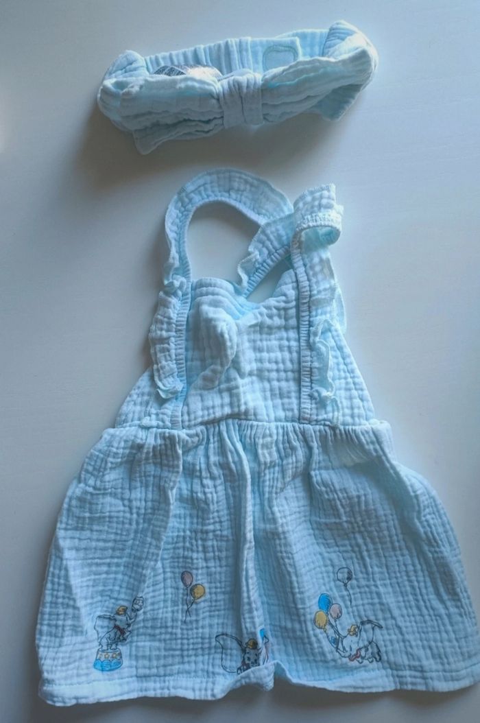 Lot de 2 shorts+ robe et bandeau+ t shirt - photo numéro 2