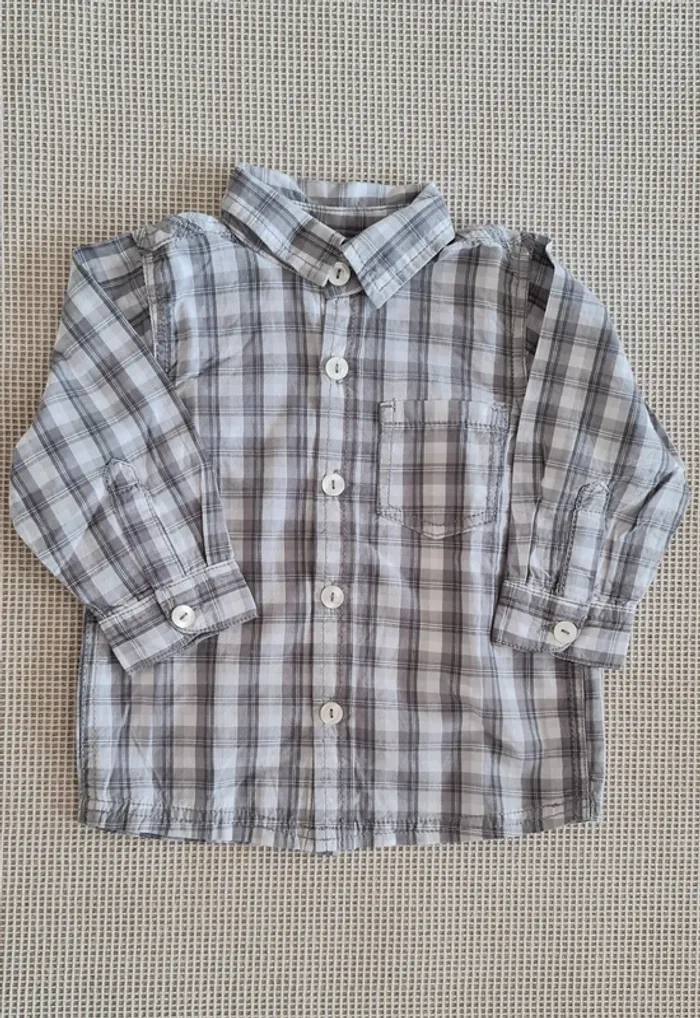 Chemise manche longue bébé
