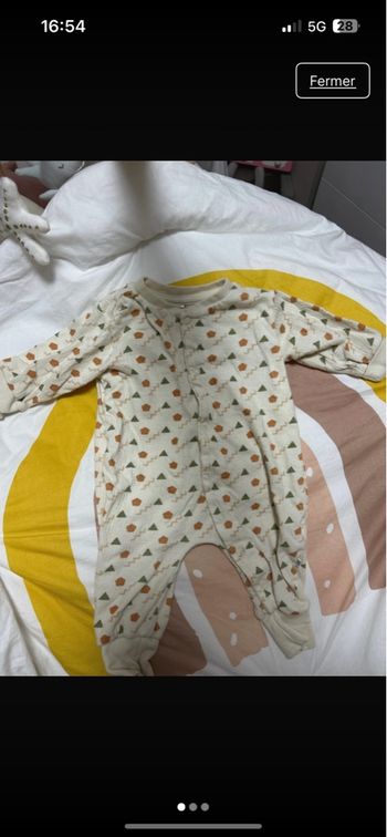 Lots de 5 combinaison barboteuse mixte