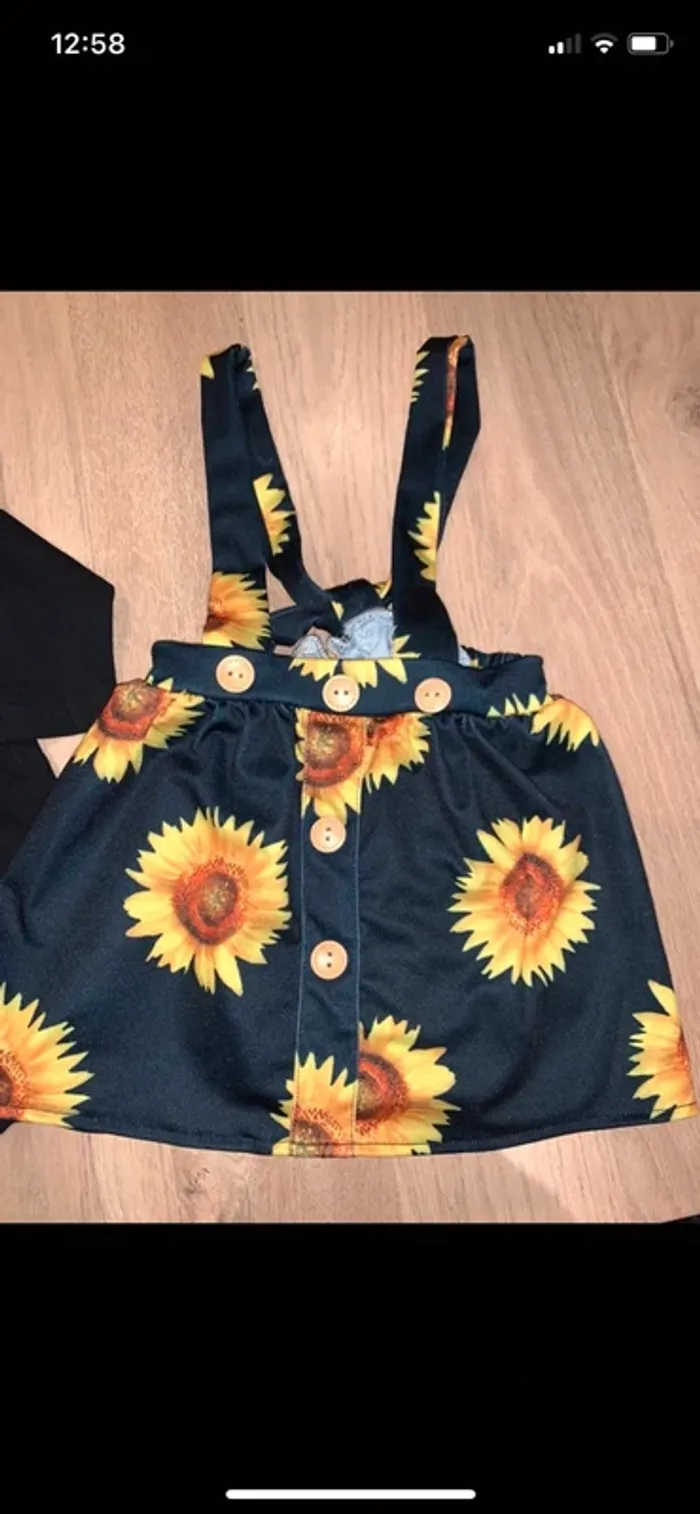 Ensemble Tournesols 🌻 taille 12 mois - photo numéro 3