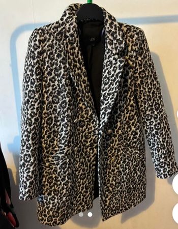 Manteau veste léopard 34 River Island