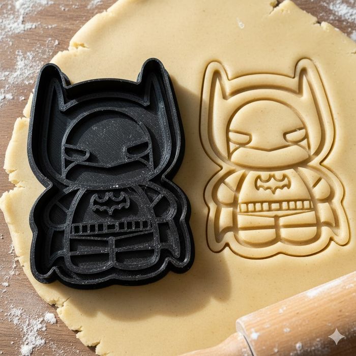Emporte-pièce Batman pour biscuits et pâtisseries créatives - 8 cm