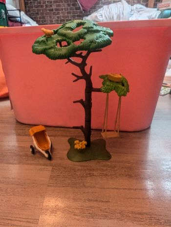 Arbre balançoire poussette playmobil