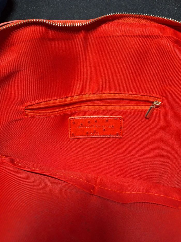 Sac à main rouge femme scherrer paris - photo numéro 3