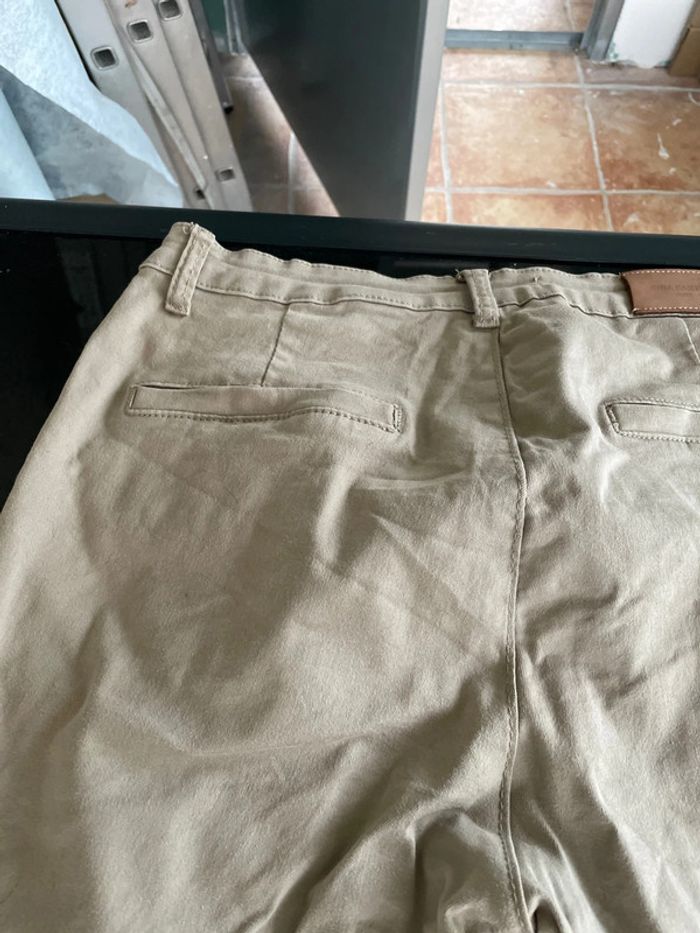 Pantalon beige de la marque Nina Carter, en taille L - photo numéro 10