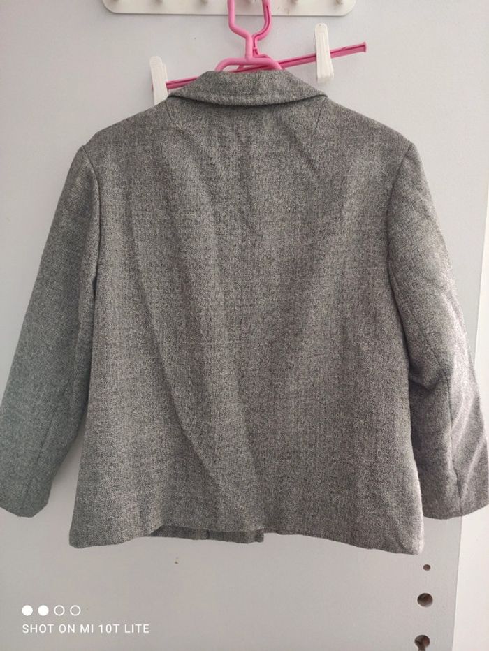 Veste chinée noire vintage - photo numéro 2