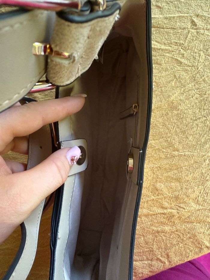 Sac à main c&a daim beige - photo numéro 2