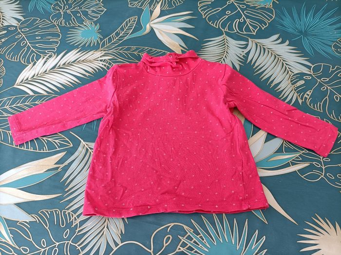 Tee-shirt manches longues à col roulé