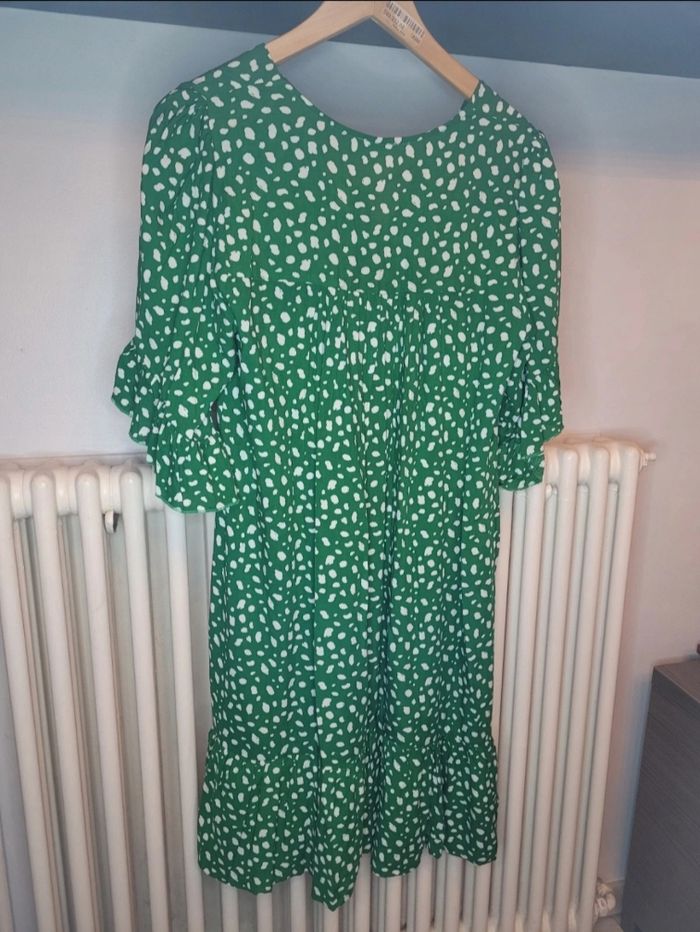 Robe verte et blanche goa - photo numéro 2