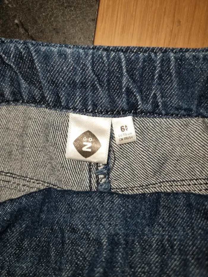 Salopette short en jean Z 6 ans - photo numéro 6