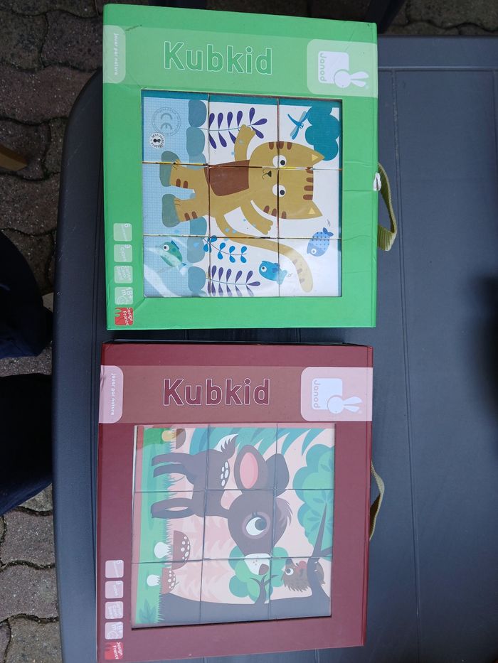 2 puzzles cubes