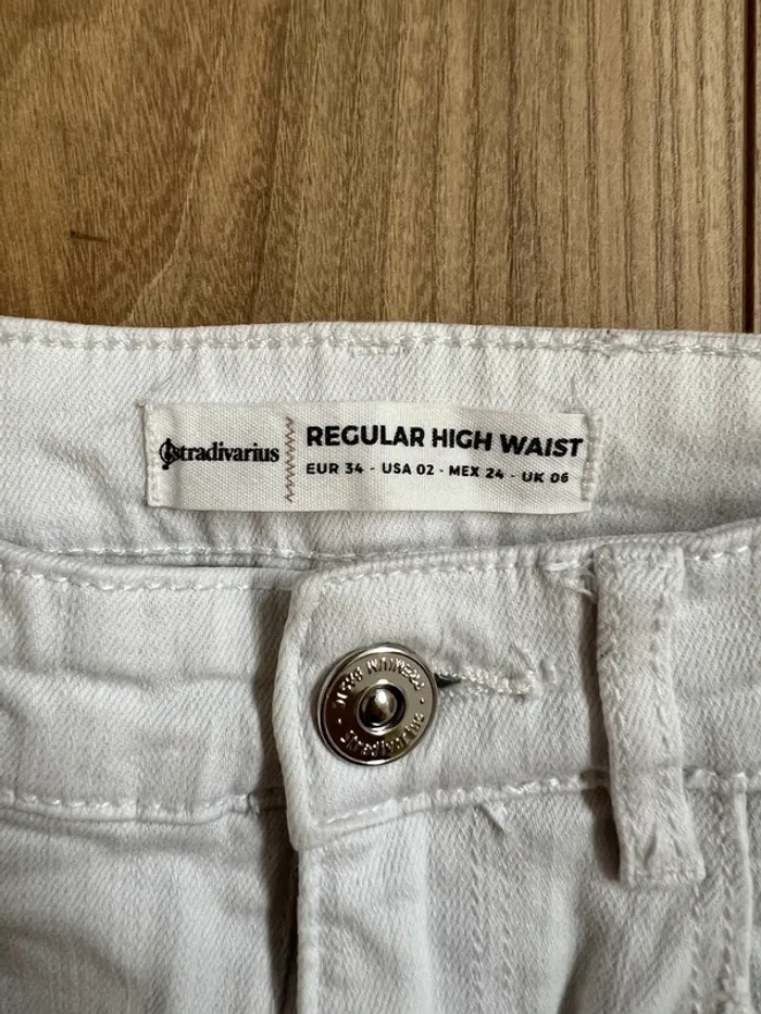 Jean "Regular High Way" femme Stradivarius - photo numéro 5