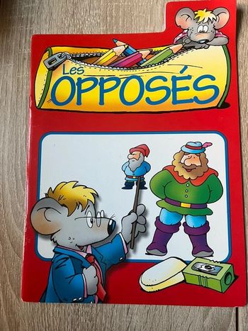 Cahier pour apprendre les opposés