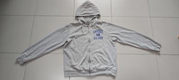 Gilet zippé à capuche L