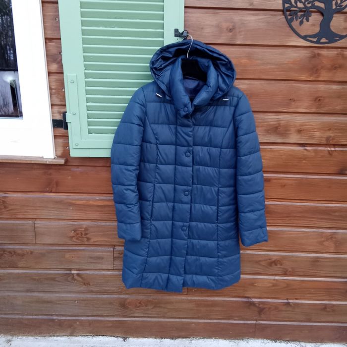 Doudoune bleu-marine longue. - photo numéro 5