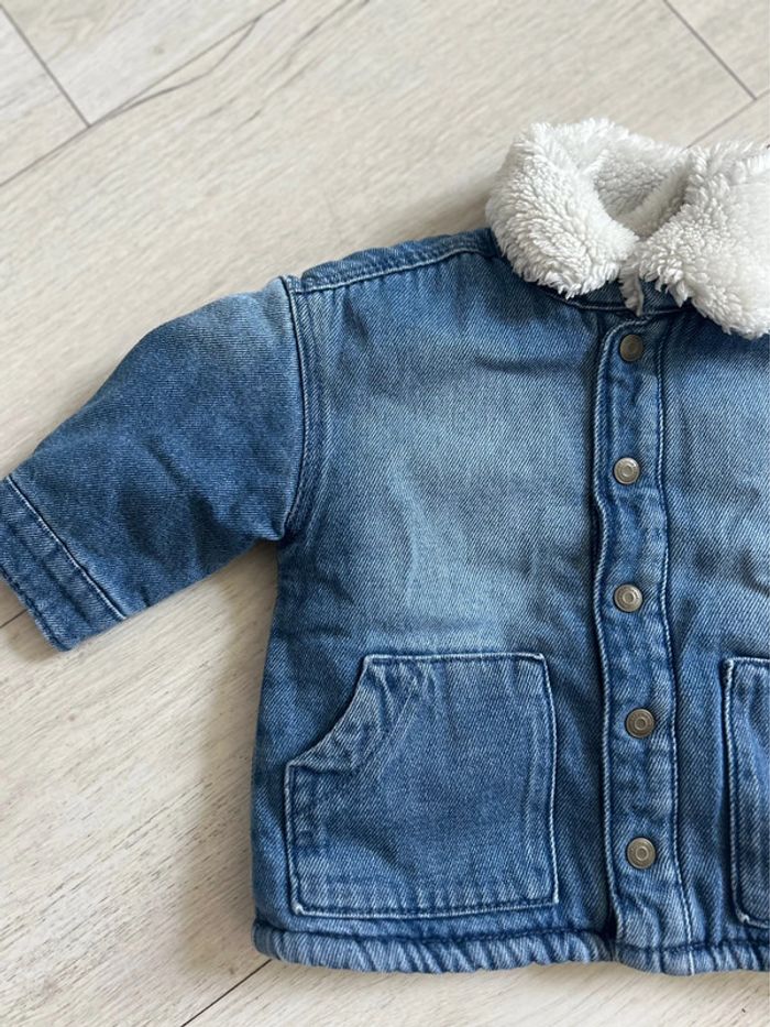 Veste polaire en jean - photo numéro 3