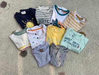 Lot de 10 tee-shirts 6 mois