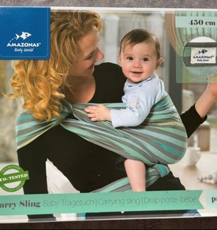 Drap porte bébé Pacific carry sling amazonas baby world Neuf - photo numéro 2