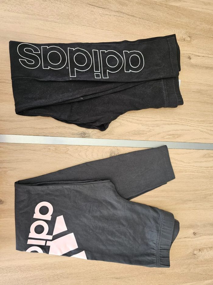 Legging fille 13 ans /14 adidas gris rose - photo numéro 14