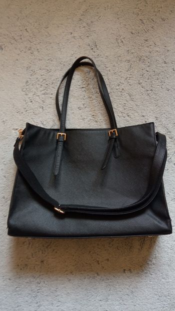 Sac cabas noir femme