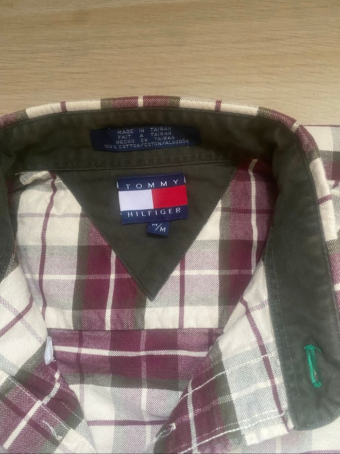 Chemise tommy manches longue tommy
