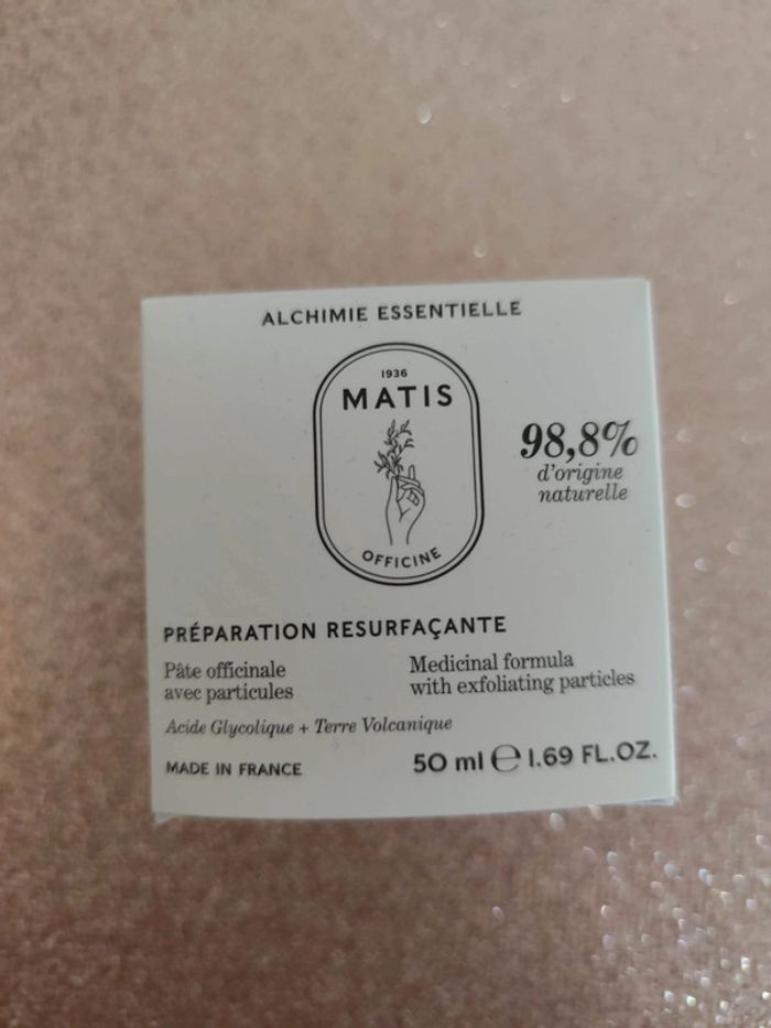 Gommage visage resurfaçante Matis officine