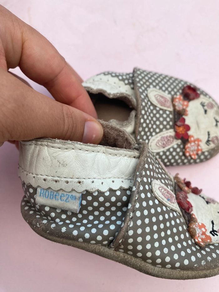 Chaussons chaussures cuir souple robeez - photo numéro 5