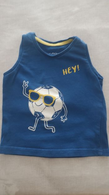 Débardeur garçon Inextenso taille 68 cm