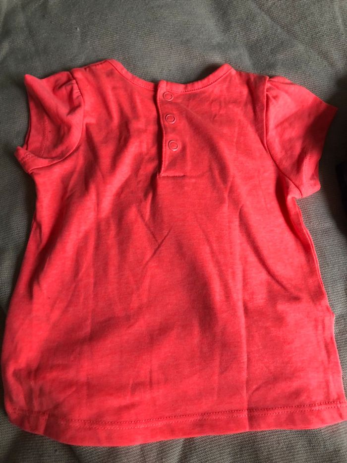 Lot de 2 shirts 9 mois coton bio - photo numéro 3