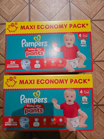 🌟 Pampers Baby Dry pants 2x94 couches Taille 4 (9 - 15 kg) 🌟