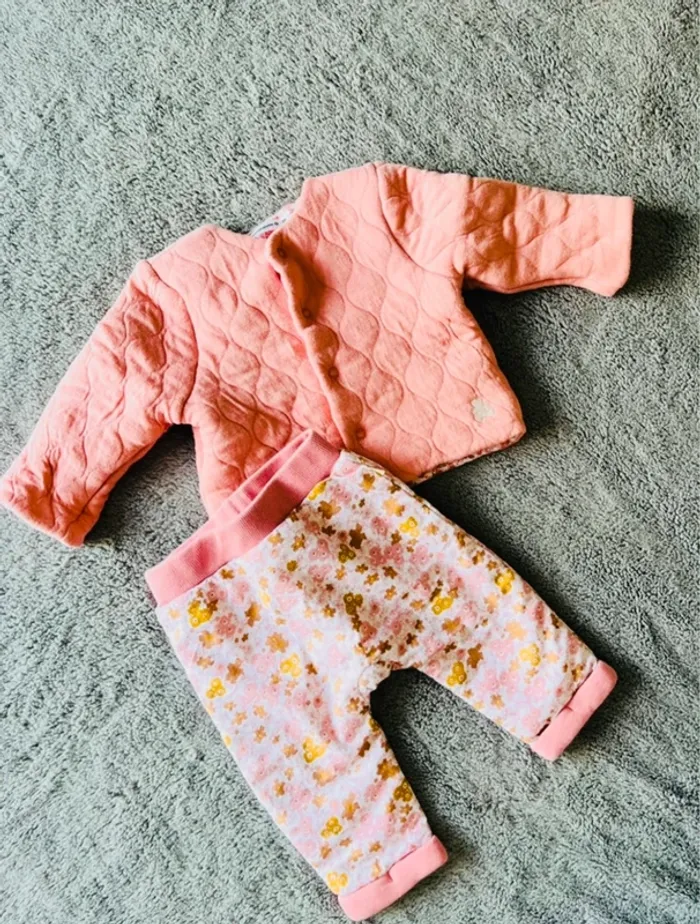 Gilet et pantalon automne hiver bébé fille lulu castagnette