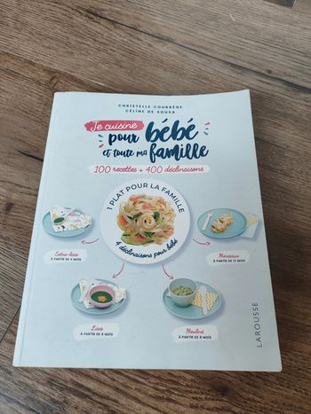 Livre je cuisine pour bébé et toute la famille