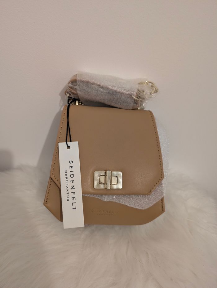 👜 Sac bandoulière Seidenfelt manufaktur modèle Örsjö – Beige – Neuf avec étiquette