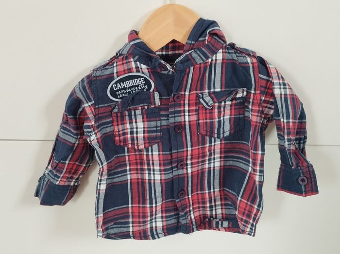Chemise ML garçon 3/6 mois devil child