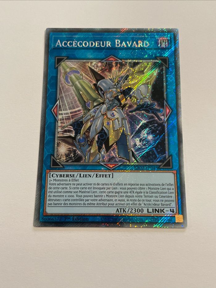 Yu-Gi-Oh! Accècodeur Bavard : PS RA02-FR044 - photo numéro 2