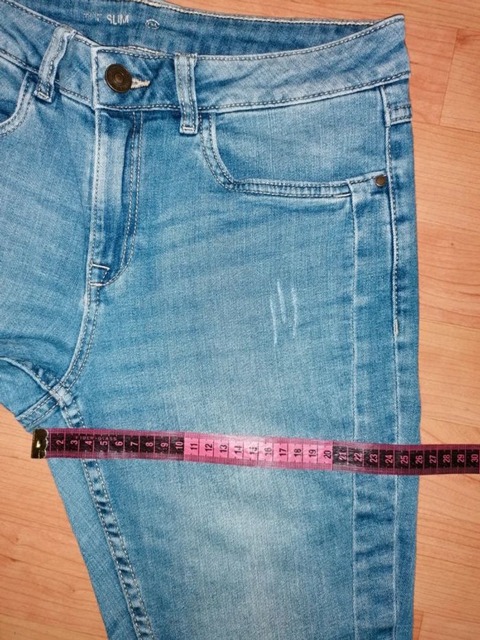 Jeans slim effet used Fr36 Eur34 - photo numéro 11