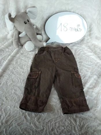 Pantalon doublé Garçon 18 mois Sergent Major