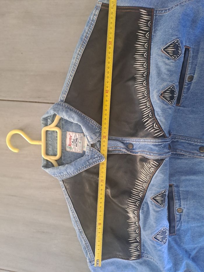 Veste vintage cowboy western mixte bi matière Shooter Taille 2 - photo numéro 9