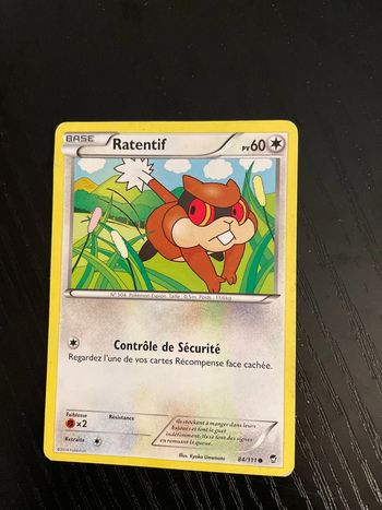 Carte Pokémon Ratentif 84/111