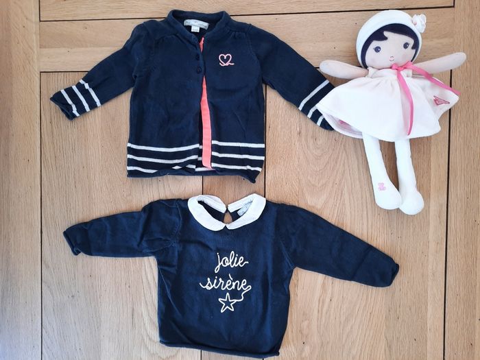 Lot 2 hauts - Taille 6 mois