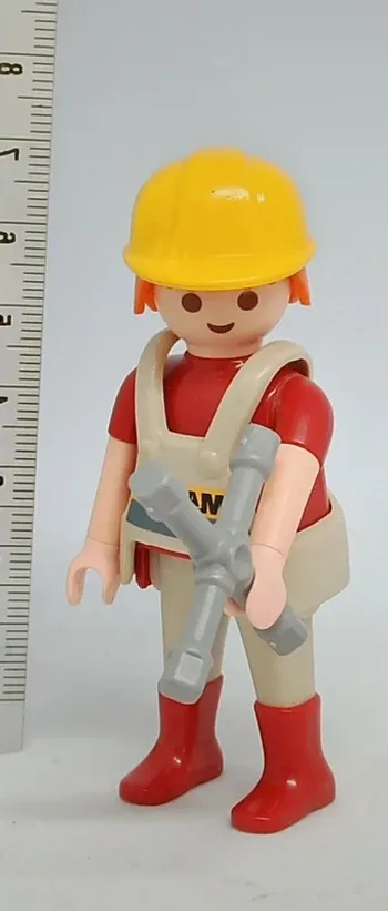 Homme avec outil playmobil
