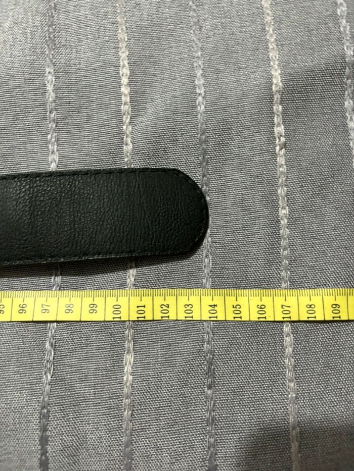 Superbe ceinture noire gothique/rock avec clous et anneaux et clous 90 cm neuve - photo numéro 11